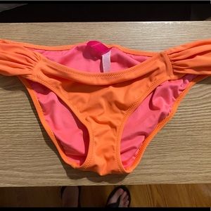 Orange bathing suit bottoms